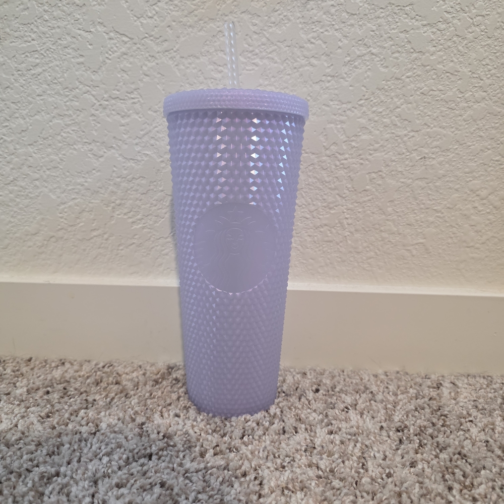 Starbucks Frosted Lilac Studded Tumbler